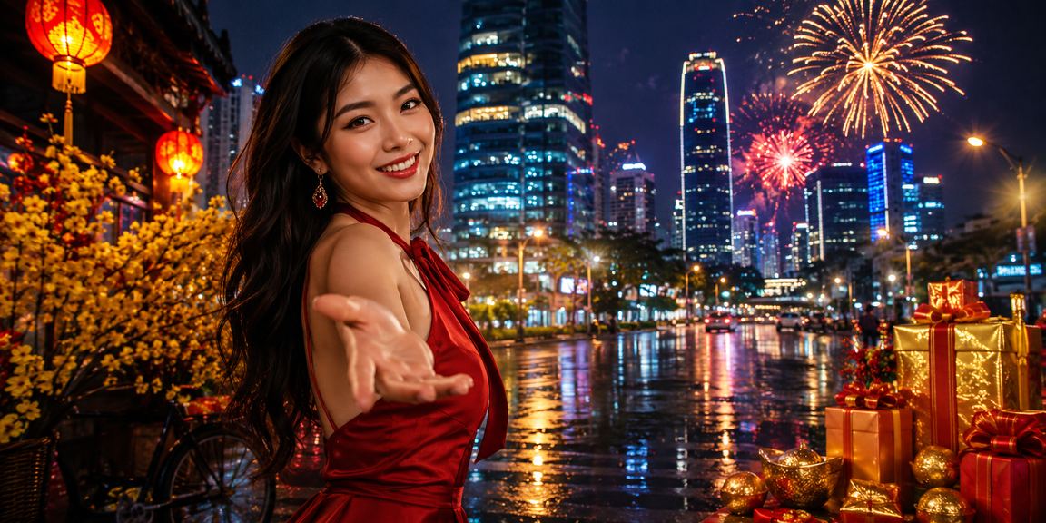Cảnh lễ hội Hà Nội — nhắc nhở về sự cân bằng giữa vui chơi và trách nhiệm cuộc sống