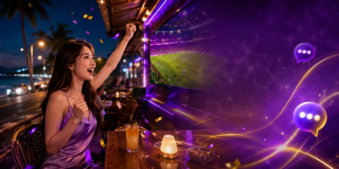 Góc thư giãn tại Mũi Né với cà phê Việt Nam và màn hình casino trực tuyến, không khí giải trí buổi chiều